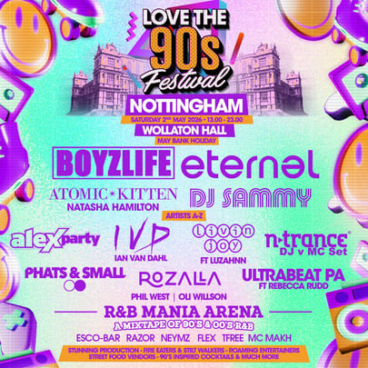 Love the 90s Festival Wollaton Park