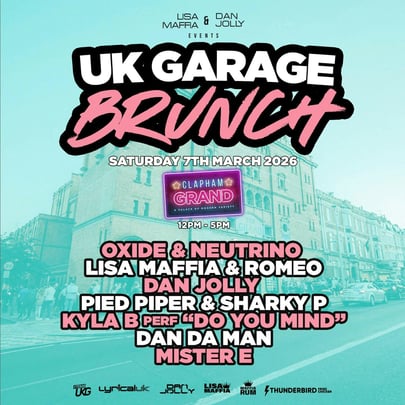 Uk Garage Brunch With Lisa Maffia & Crew
