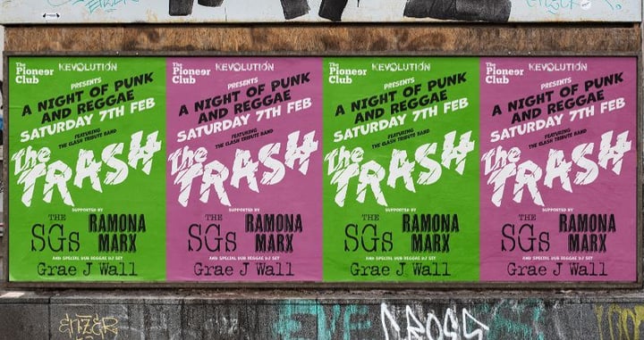 The Trash, the Sgs & Ramona Marx - Punk/Reggae Party!