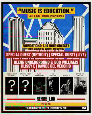 Glenn Underground & Boo Williams + 2 Special Guests