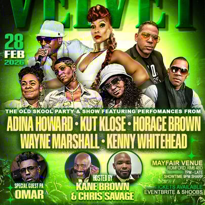 VELVET RNB - Adina Howard Kut Klose Horace Brown Omar Live
