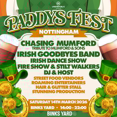 Paddy's Fest Binks Yard, Nottingham