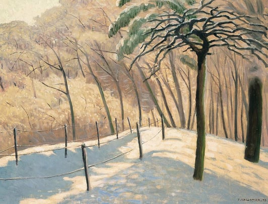 Paint a Pic: Vallotton’s Snowy Landscape