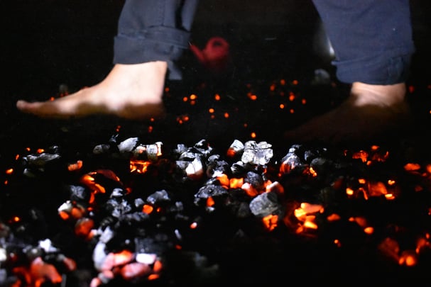 Walking on Hot Coals: Firewalk Challenge