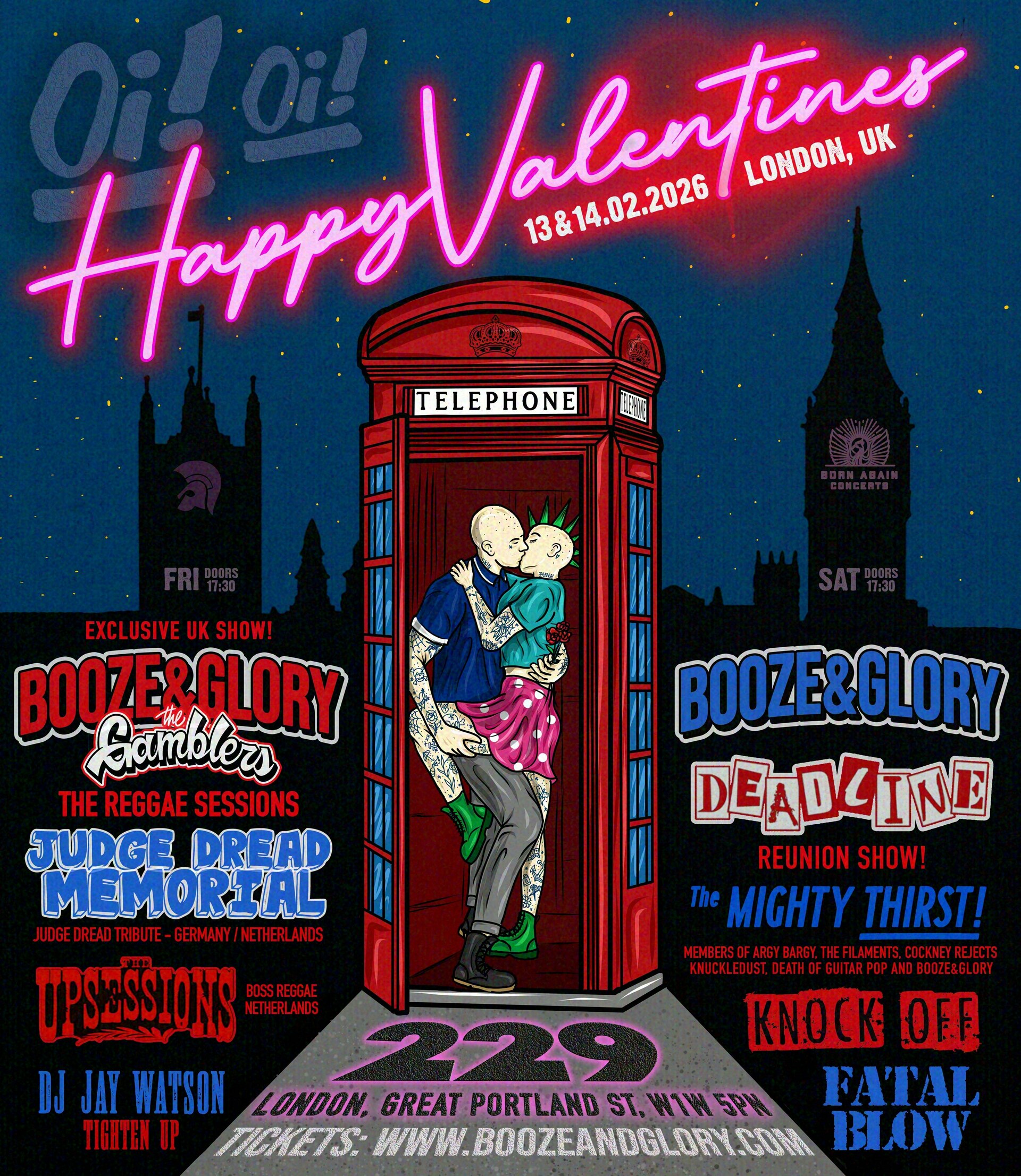 Booze & Glory, United Kingdom, 2026