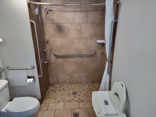 ADA Roll-In Shower