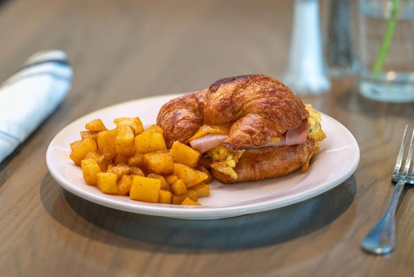 Breakfast Croissant Sandwich