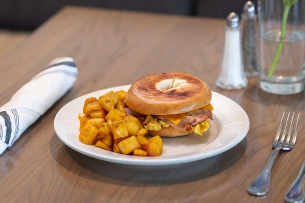 Breakfast Bagel Sandwich