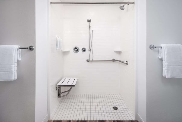 ADA Roll-In Shower
