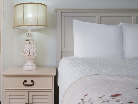 1 King Bed w/ Fireplace