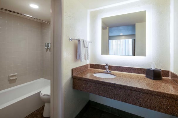 Suite and One Queen Bathroom