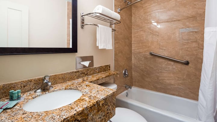 One King Suite Bathroom
