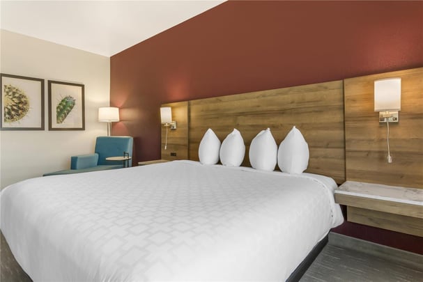 Suite - 1 King Bed 2 Queen Beds w/ 2 TVs