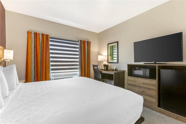 Suite - 1 King Bed 2 Queen Beds w/ 2 TVs