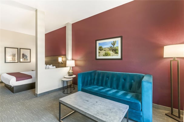 Suite - 1 King Bed w/ 2 TVs