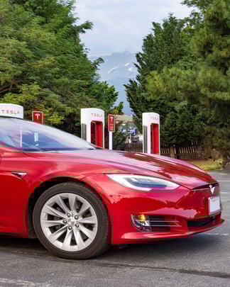 Tesla Car Charging Station