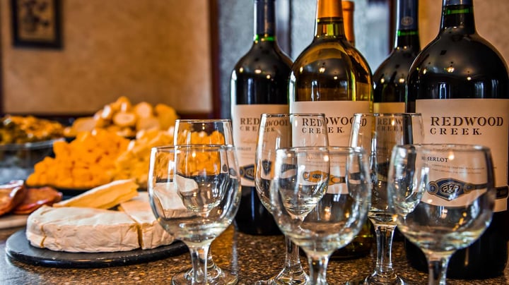 Weekend Wine and Cheese evening reception