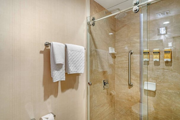 King suite w/ Sofa Bed & Living Room - Guest Bath