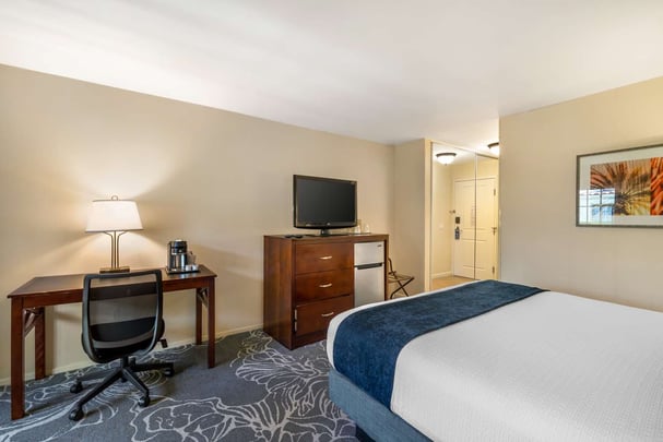 1 King Bed - Courtyard View