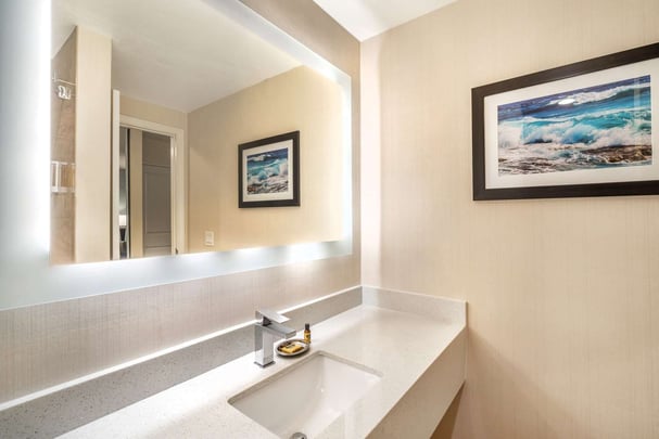 1 King Bed | Non- Smoking - Guest Bath