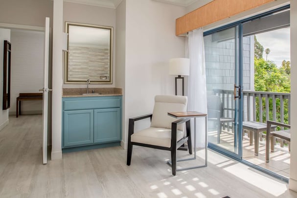 Living room with Balcony