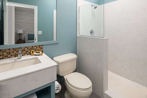 Bathroom with Shower Stall