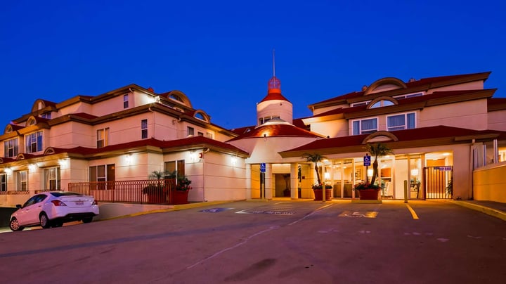 Evening Hotel Exterior
