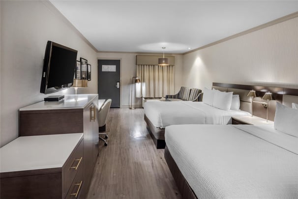 2 Queen Beds w/ Sofabed