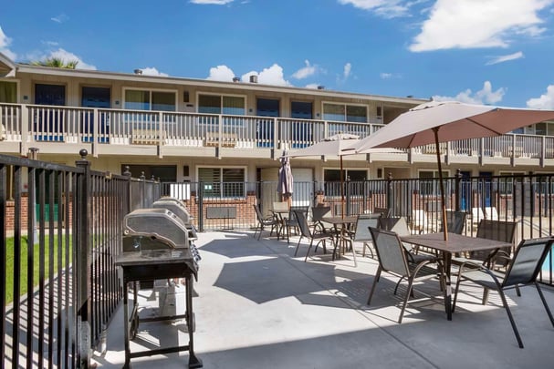 Patio with BBQ Grills