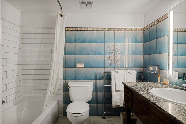 King with Fireplace and Balcony