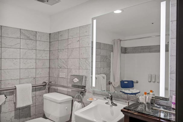 King with Roll-In-Shower