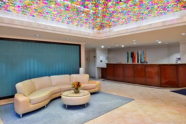 Front Desk and Lobby Area