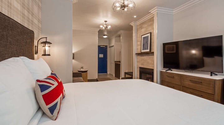 One King Guest Room with Sofabed