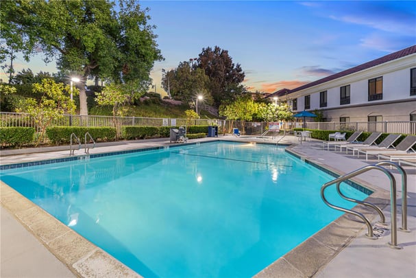 Outdoor Pool (Twilight)