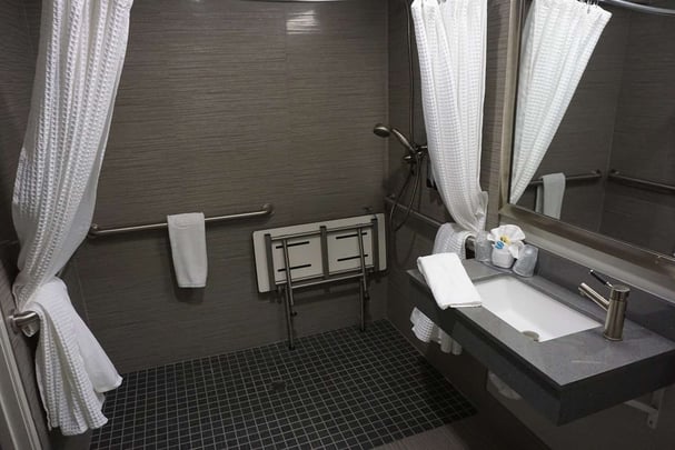 Mobility Accessible Guest Bathroom