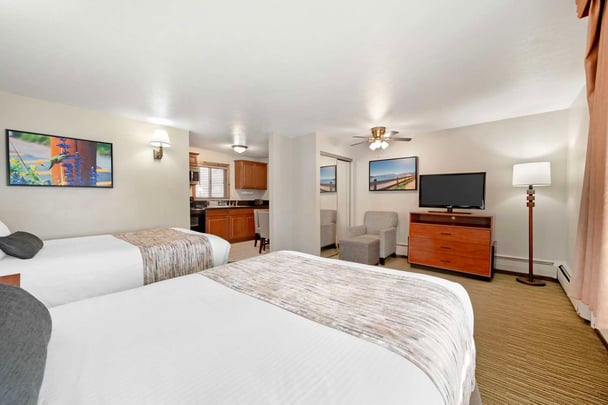 Double Bed Kitchenette