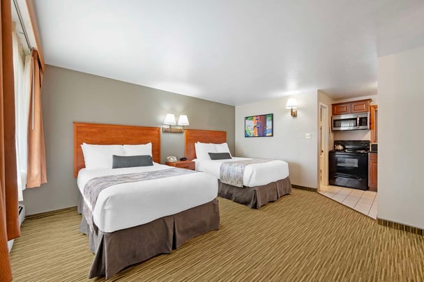 Double Bed Kitchenette