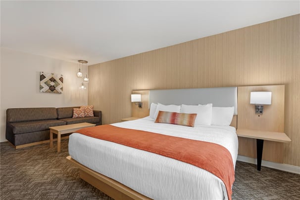 1 King Bed w/ Mountainview