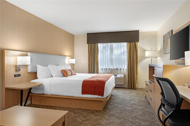 1 King Bed w/ Mountainview