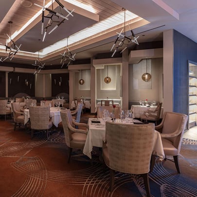 Dine in an elegant relaxing environment