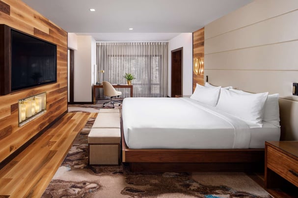 Wake up to a beautiful mountain view