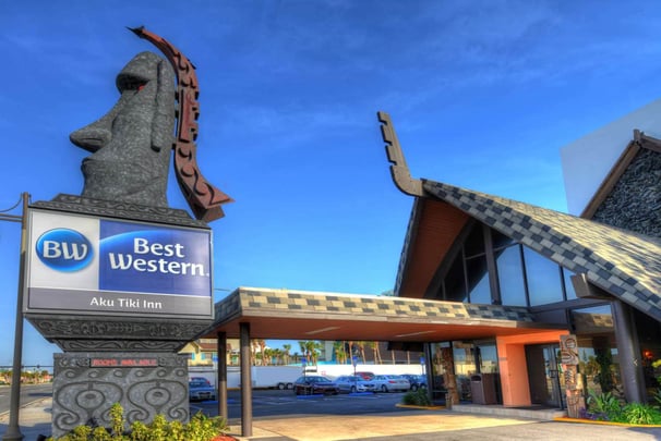 BEST WESTERN Aku Tiki Inn-Ocean is steps away