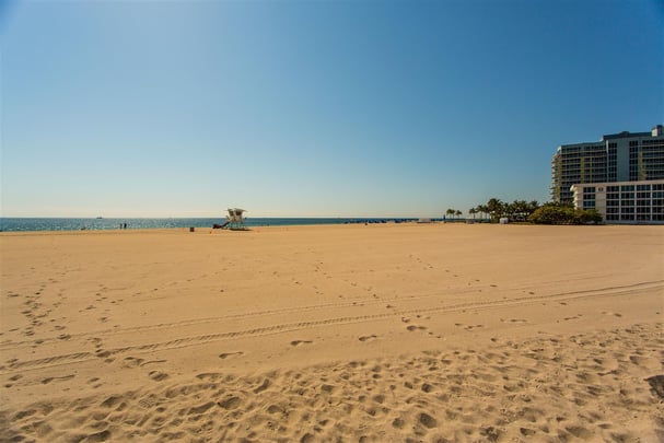 Beach 100 yards from our hotel