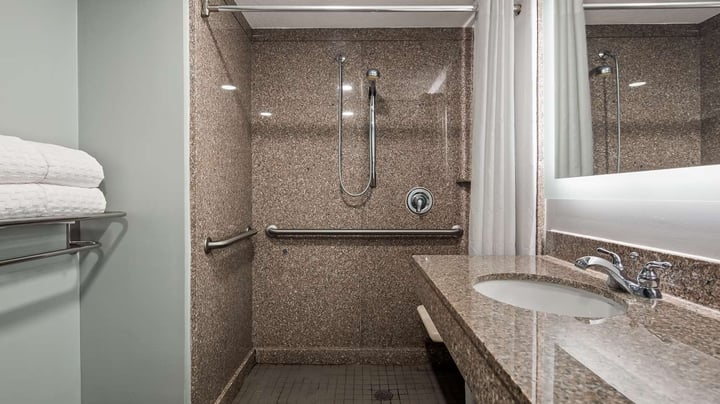ADA Roll-In Shower