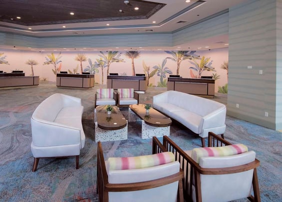 Front Desk Seating at Caribe Royale Orlando