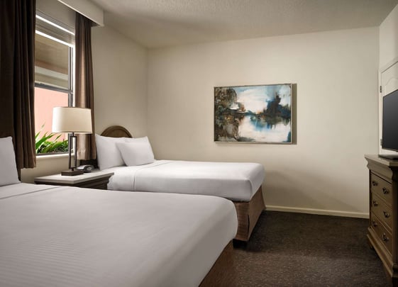 Two Bedroom Villa Guest Bedroom at Caribe Royale Orlando