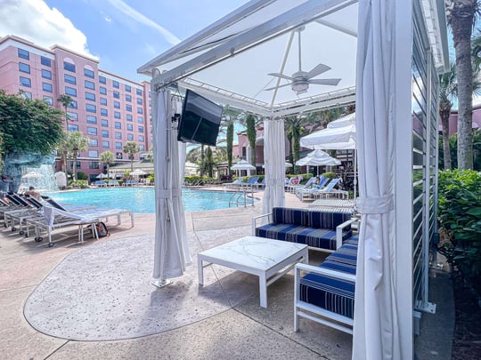 Private Cabana at Caribe Royale Orlando