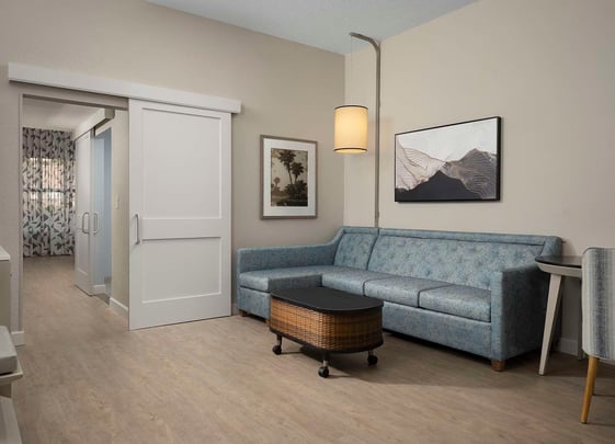 Accessible Royale King Living Room at Caribe Royale Orlando