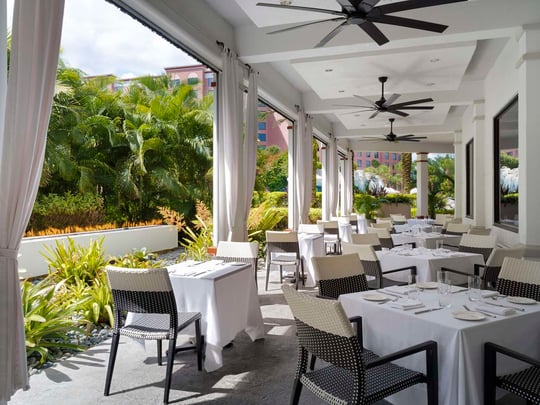 The Venetian Chop House Patio at Caribe Royale Orlando