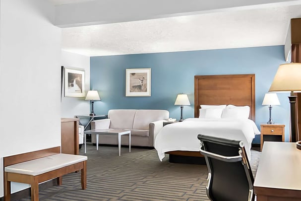 BW Pocatello ID Queen Suite with Roll In Shower